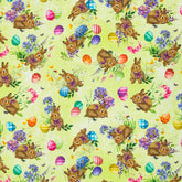 Baumwoll Webware Happy Easter